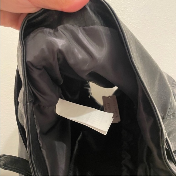 Ashley by 26 International Faux Leather Moto Jacket – Size Small​ - Picture 6 of 8